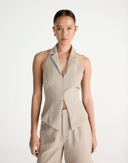 Abbott Vest (Pebble)