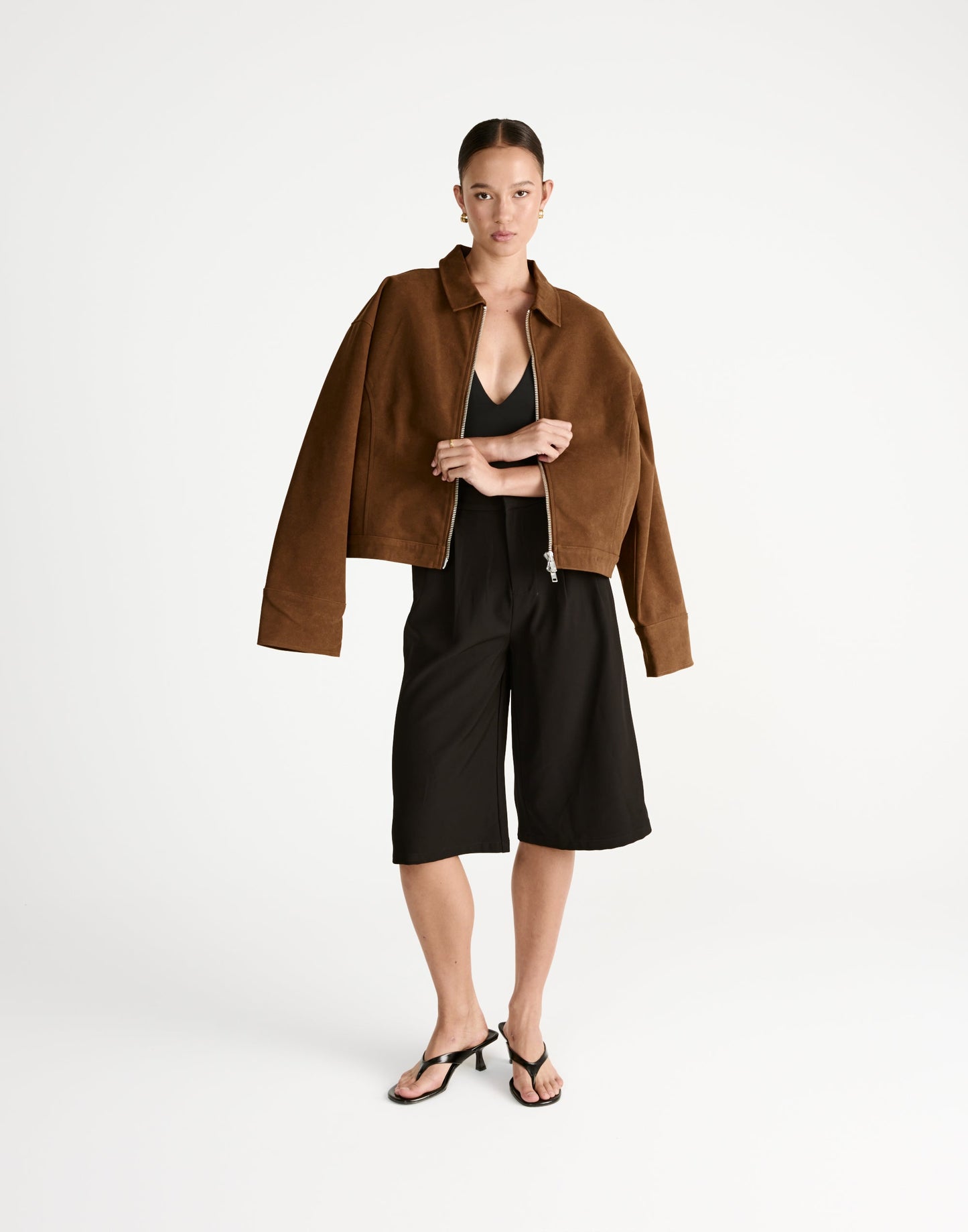 Emmett Midi Pants (Black)