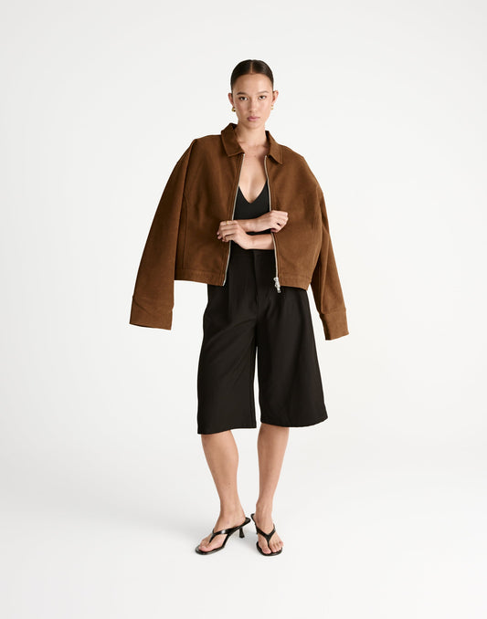 Emmett Midi Pants (Black)