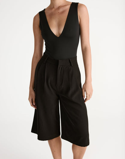 Emmett Midi Pants (Black)