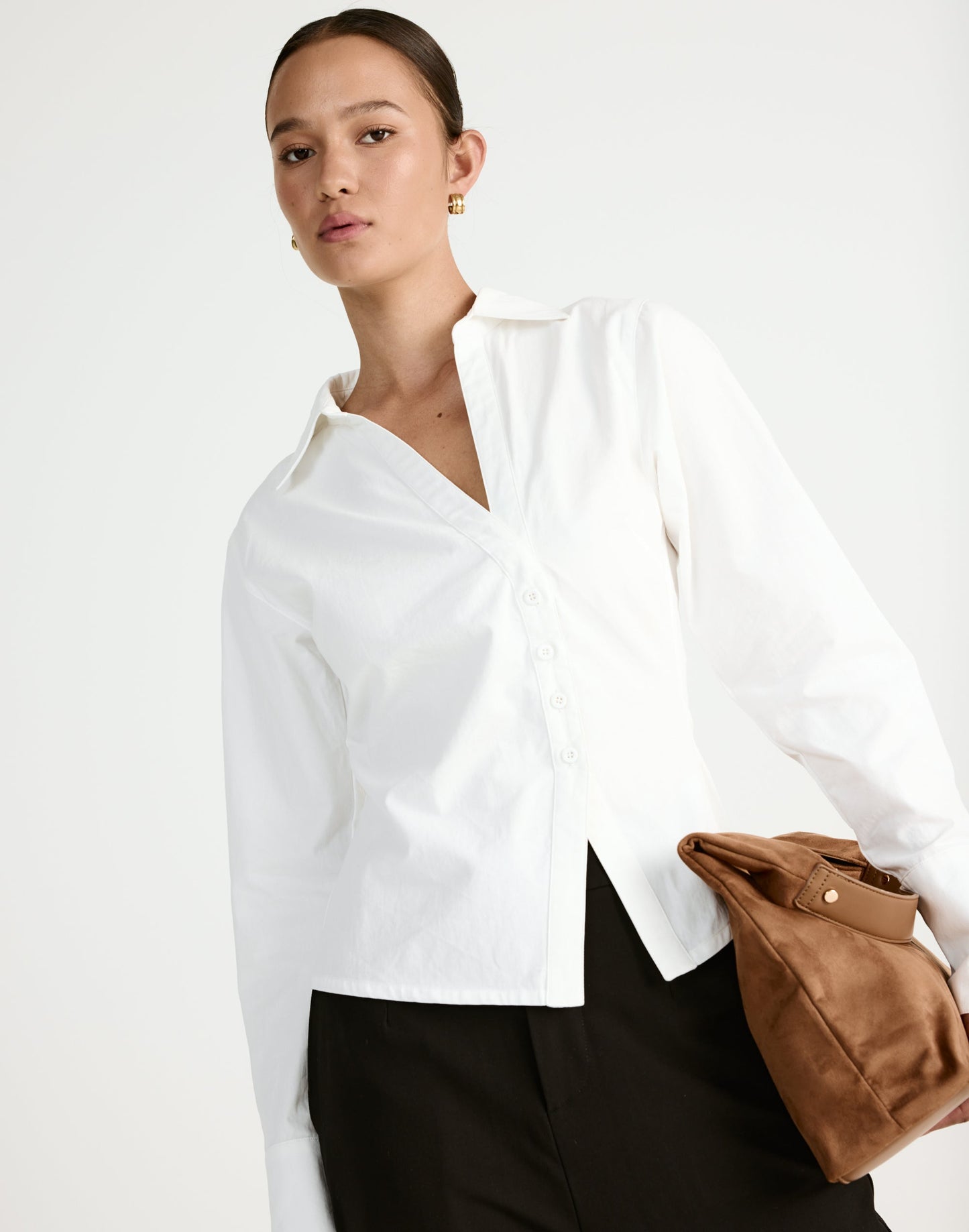 Judah Long Sleeve Top (White)