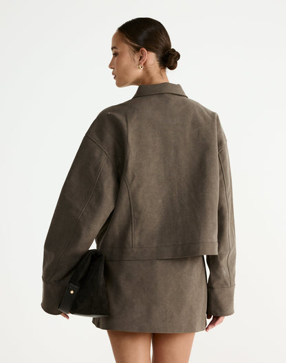 Houston Skort (Warm Grey)