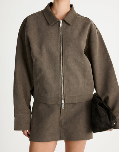 Houston Skort (Warm Grey)