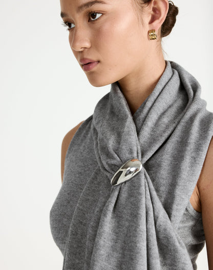 Cathie Brooch (Silver)