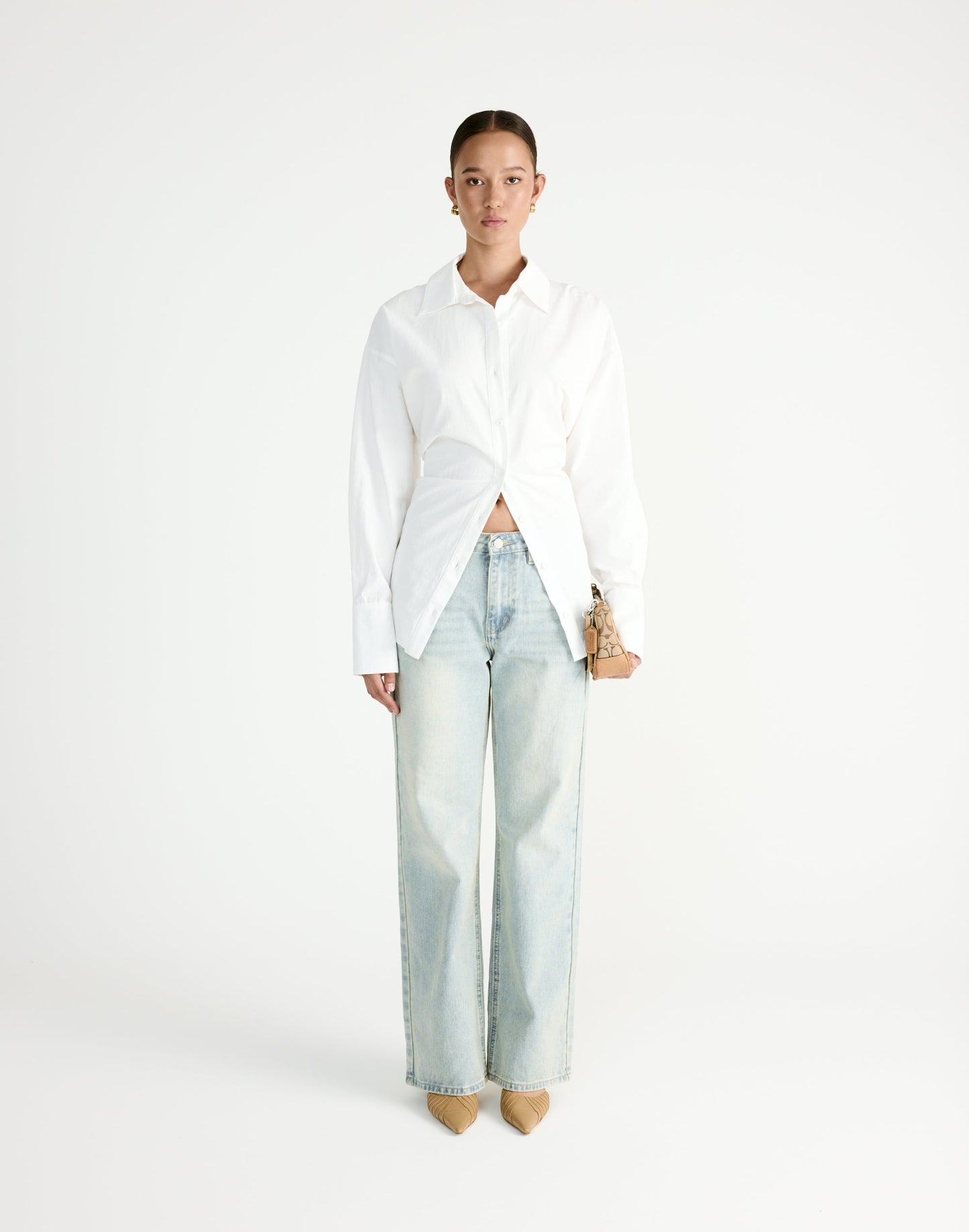 Barrett Long Sleeve Shirt (White)