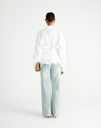 Barrett Long Sleeve Shirt (White)