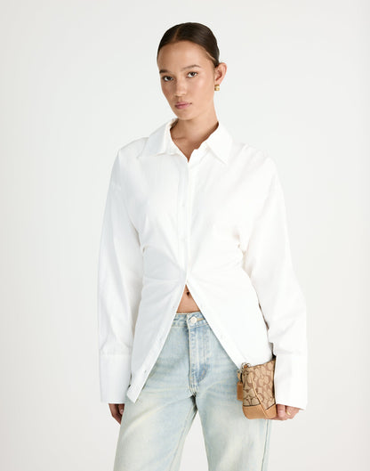 Barrett Long Sleeve Shirt (White)