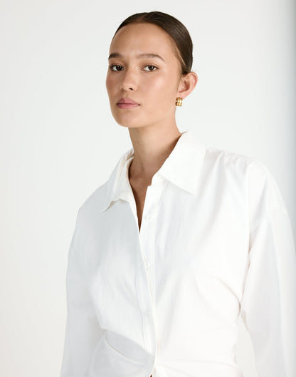 Barrett Long Sleeve Shirt (White)