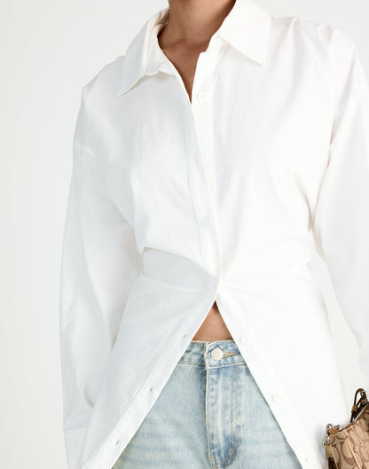 Barrett Long Sleeve Shirt (White)