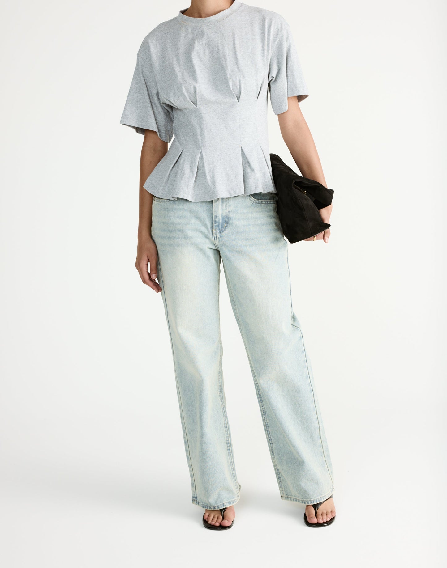 Chaya Top (Grey Marle)