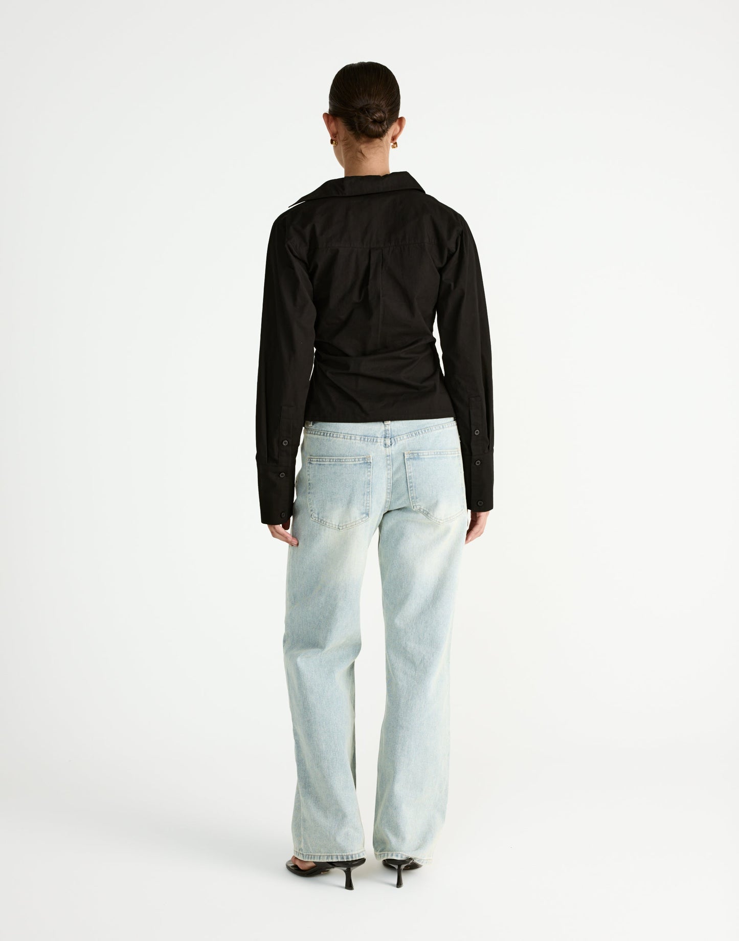 Judah Long Sleeve Top (Black)