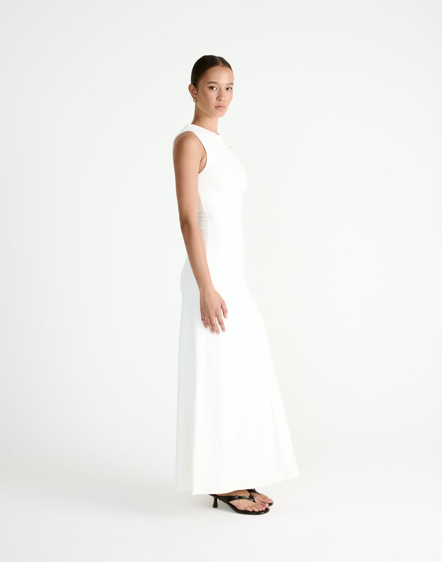 Cosmia Maxi Dress (Off White)