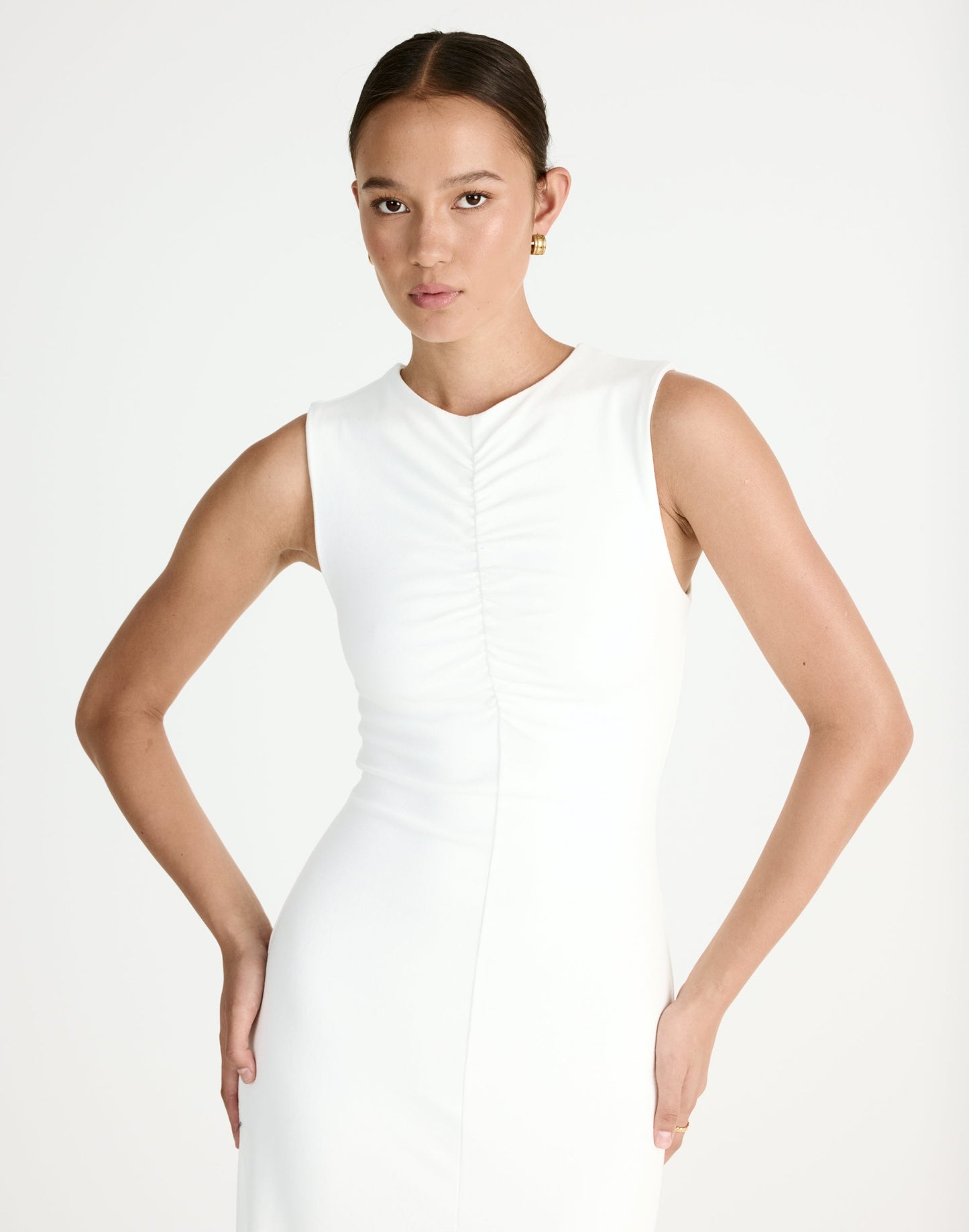 Cosmia Maxi Dress (Off White)