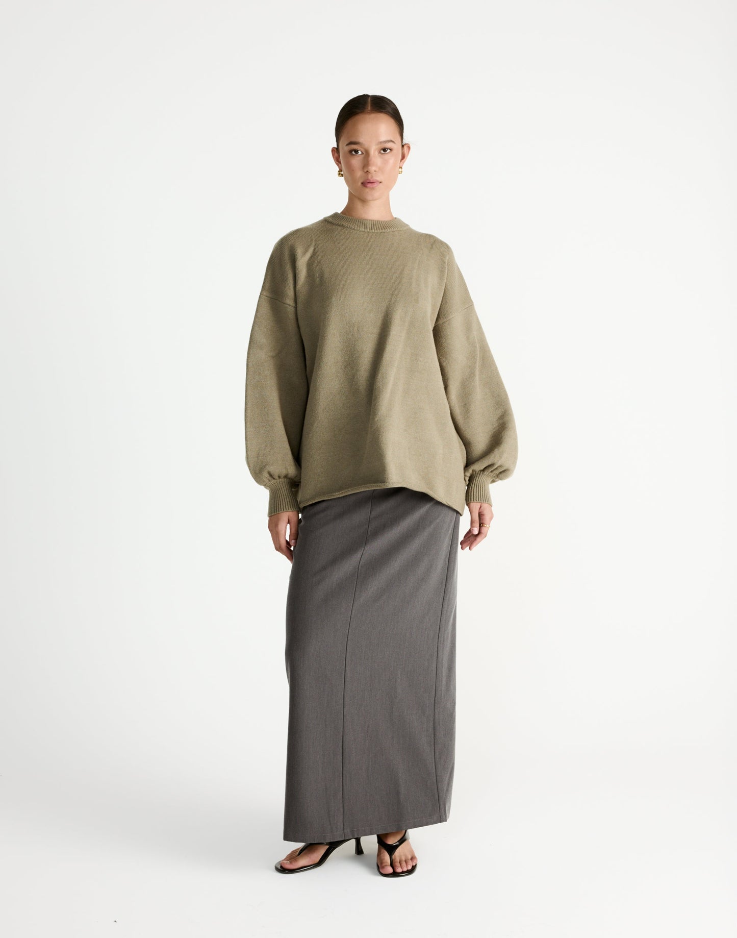 Arlette Jumper (Dusty Olive)