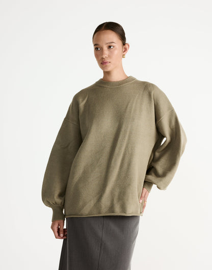 Arlette Jumper (Dusty Olive)