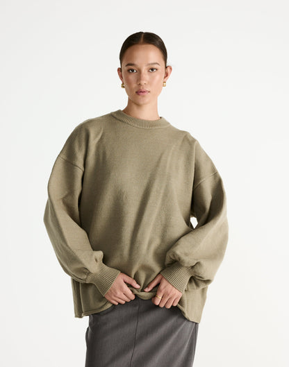 Arlette Jumper (Dusty Olive)