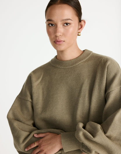 Arlette Jumper (Dusty Olive)
