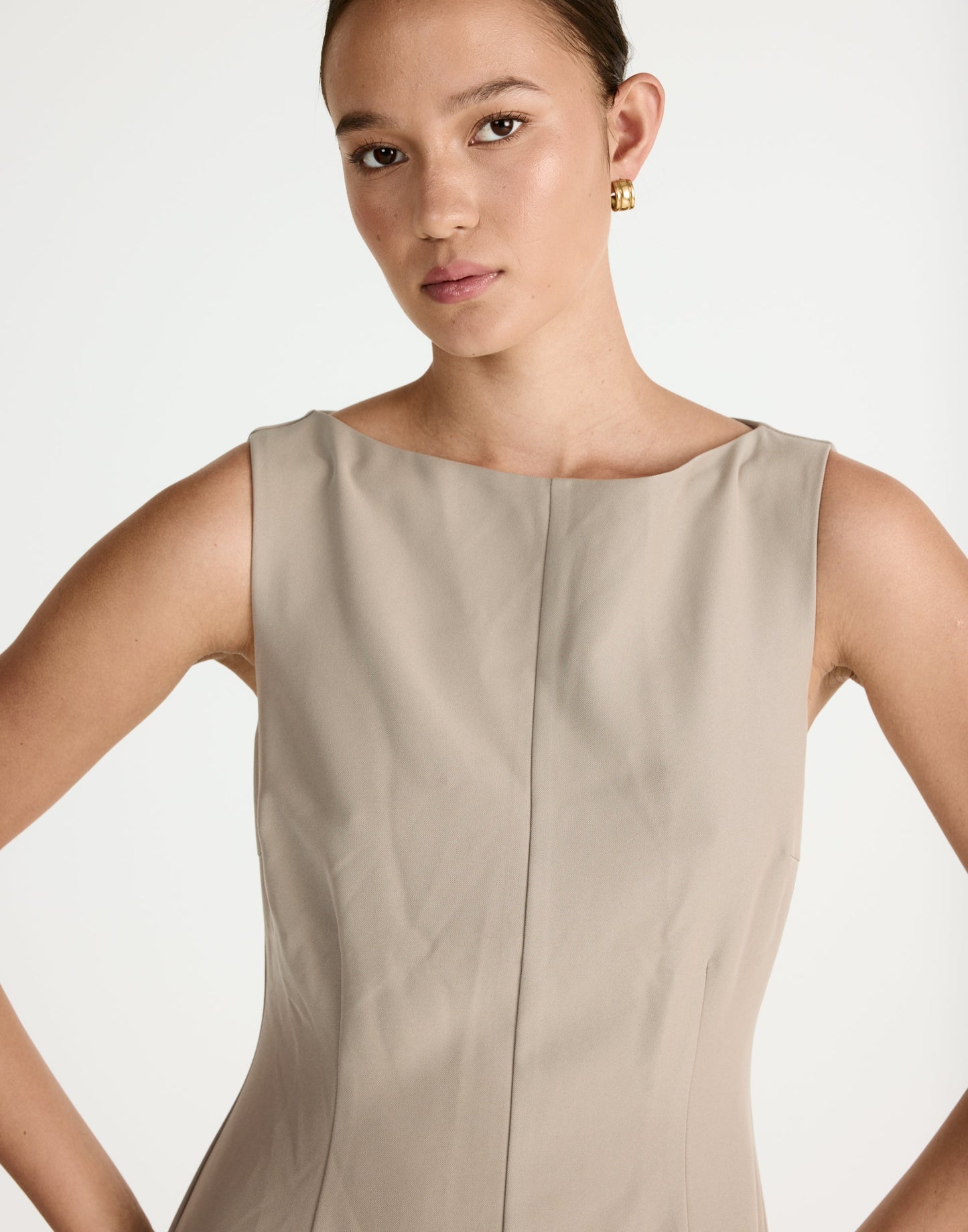 Flux Maxi Dress (Pebble)