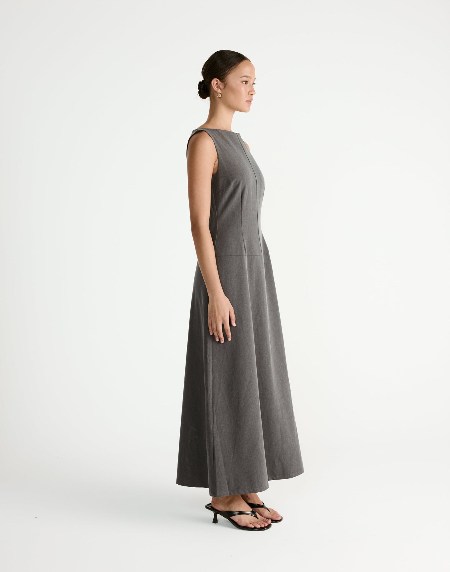 Flux Maxi Dress (Grey)