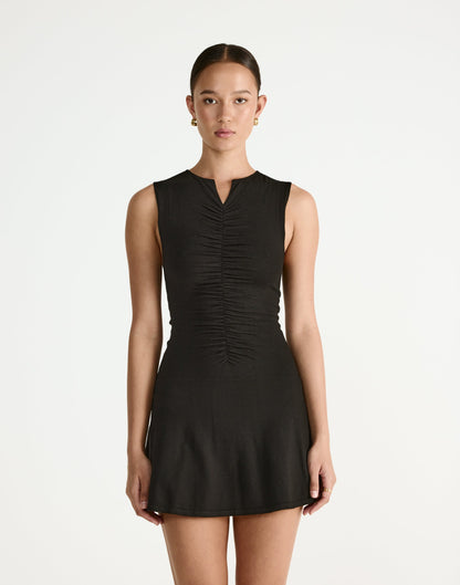 Laney Mini Dress (Black)