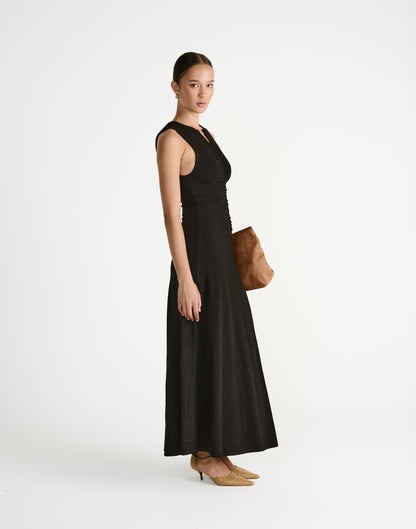 Laney Maxi Dress (Black)