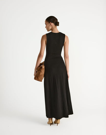 Laney Maxi Dress (Black)