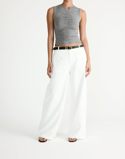 Laney Top (Grey Marle)