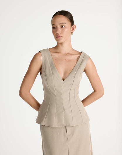 Giana Top (Dusty Sage)