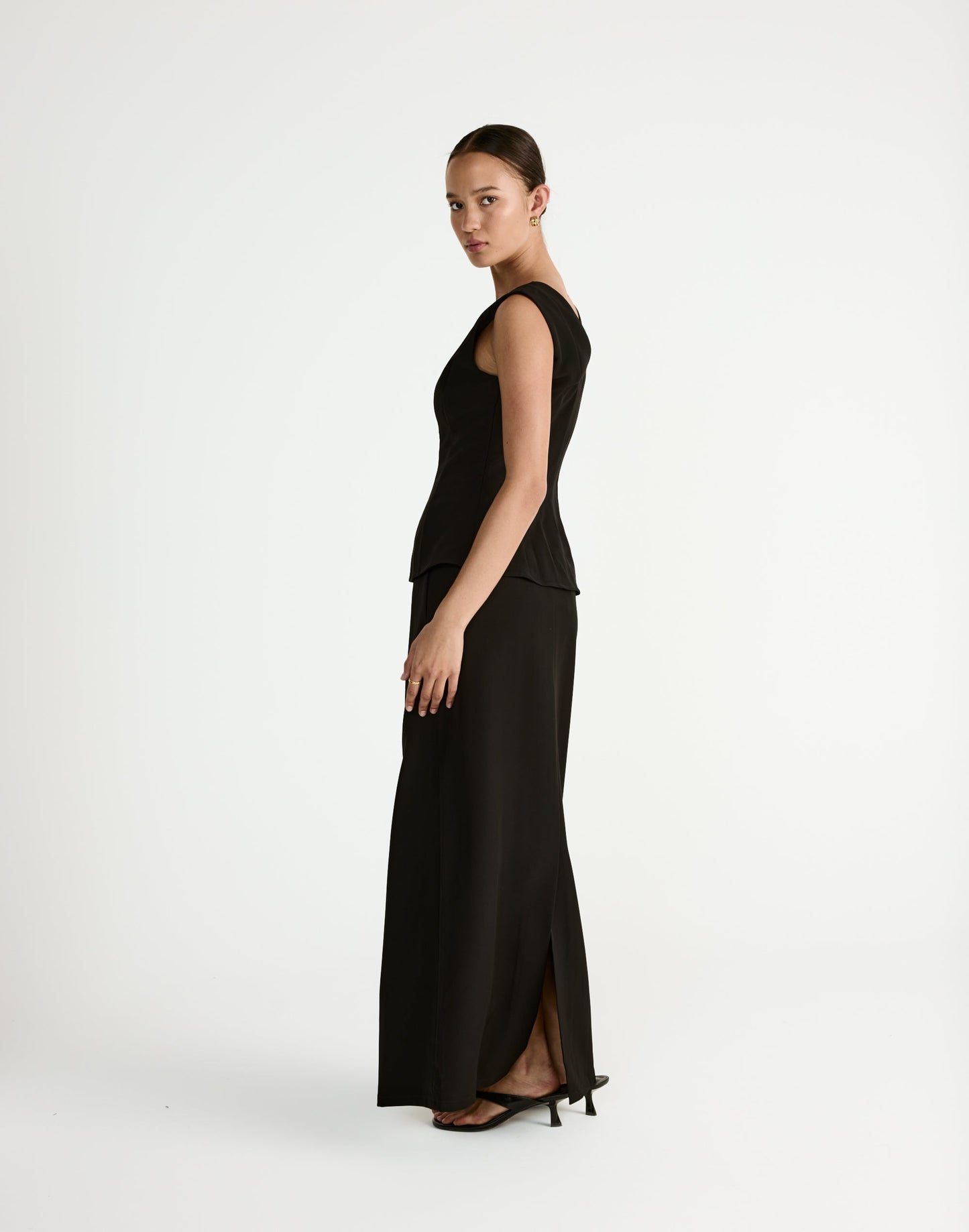 Giana Maxi Skirt (Black)