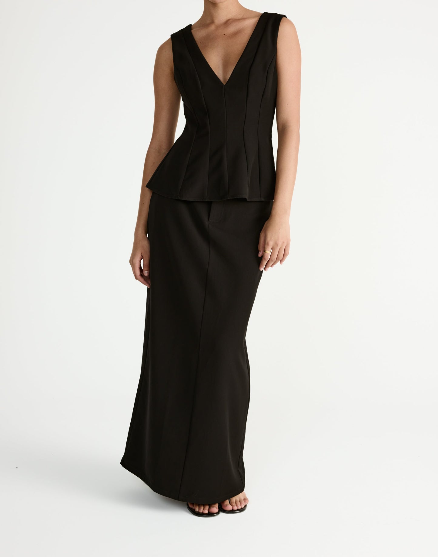 Giana Maxi Skirt (Black)