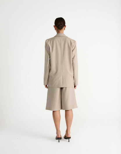 Emmett Midi Pants (Pebble)