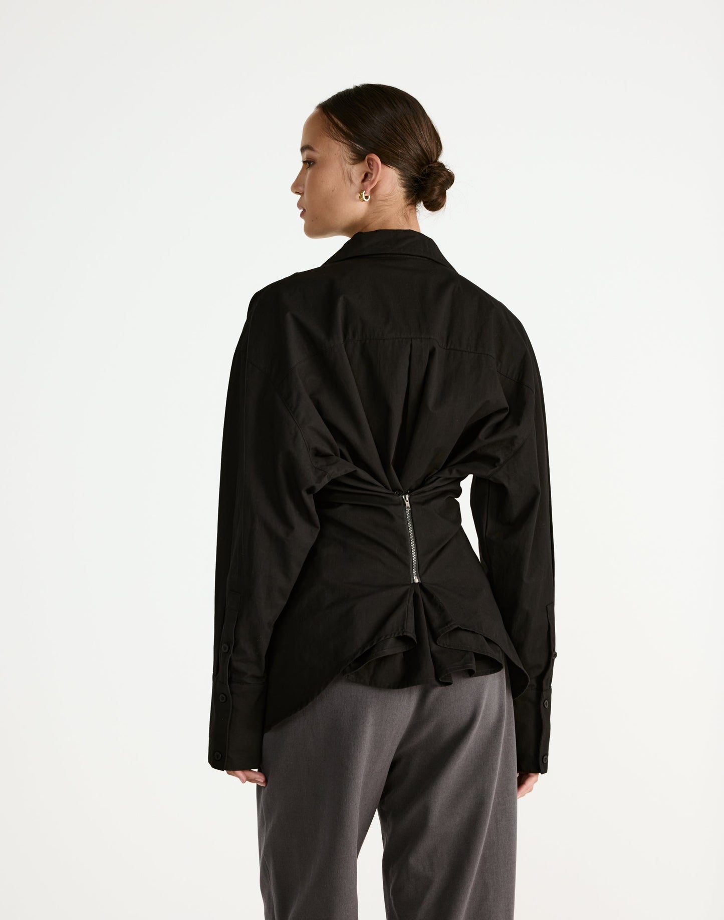 Barrett Long Sleeve Shirt (Black)