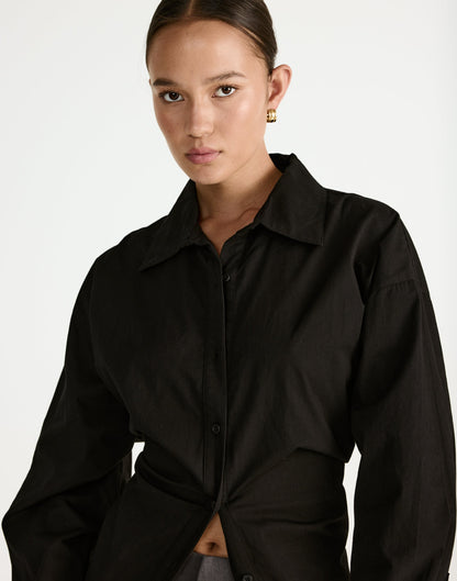 Barrett Long Sleeve Shirt (Black)