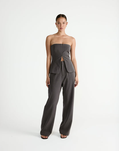 Jenson Top (Grey Texture)