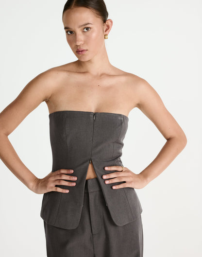 Jenson Top (Grey Texture)