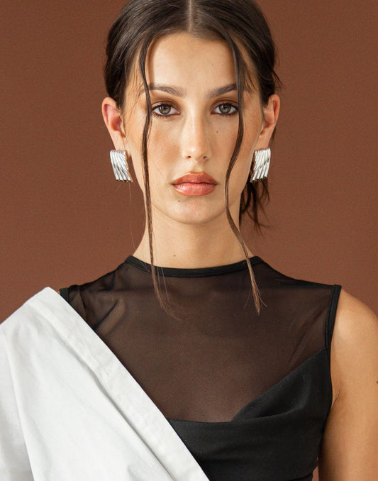 Sikora Earrings (Silver)